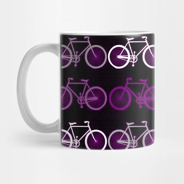 Asexual Pride Bicycles Pattern by VernenInk